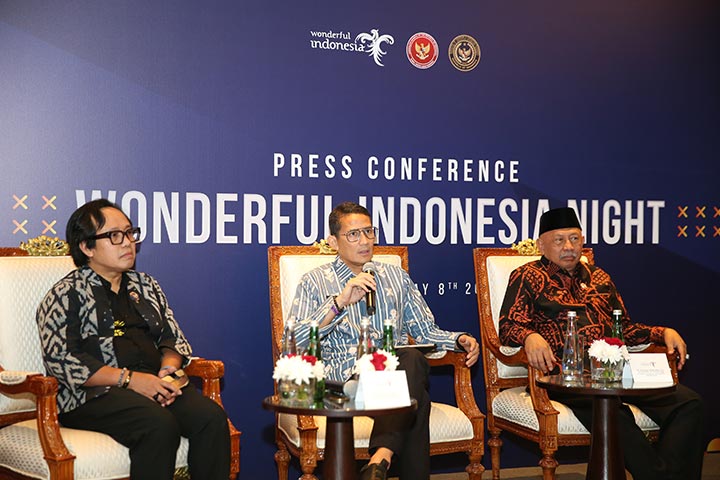 الوزير أونو يتحدث عن عناصر الجذب السياحي في إندونيسيا