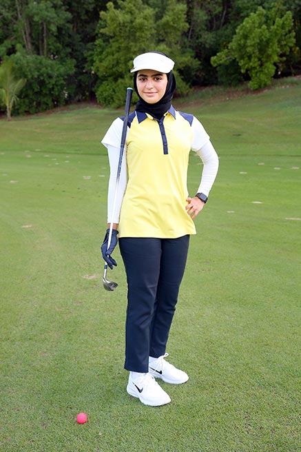 لاعبة الجولف الإماراتية شهد السويدي: الدولة توفر كافة الإمكانات لتحفيز الموهوبين