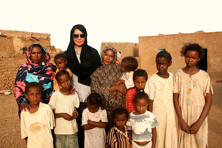 خلال زيارة لها إلى السودان